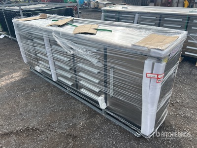 Suihe 2870 mm 18-Drawer Établi de travail (Unused)