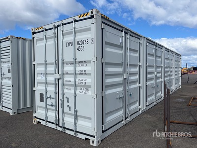 2025 40 ft High Cube Multi-Door Contenedor de almacenamiento