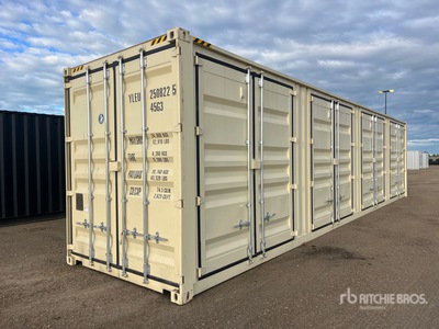 2025 40 ft High Cube Multi-Door Storage Container