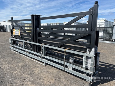 Quantity of (3) Suihe 20 ft Bi-Parting Driveway Gate (Unused)