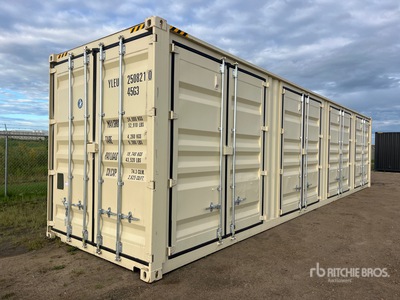 2025 40 ft High Cube Multi-Door Storage Container (Unused)