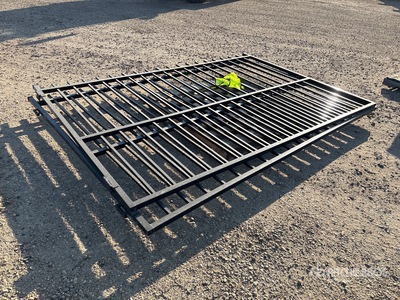 2025 SKLP SK-HLM20 20 ft Bi-parting Wrought Iron Gate その他 - 店舗 & 倉庫 (Unused)