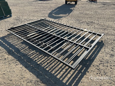 2025 SKLP SK-HLM20 20 ft Bi-parting Wrought Iron Gate その他 - 店舗 & 倉庫 (Unused)