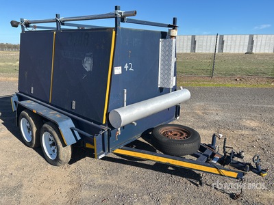1990 Custom Built 2.4 m Bogie/A Emergency Response Utility Trailer