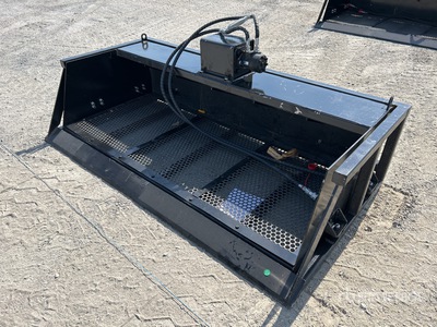 2025 GIYI GY-VB59 1950 mm Vibrating Skid Steer Bucket (Unused)