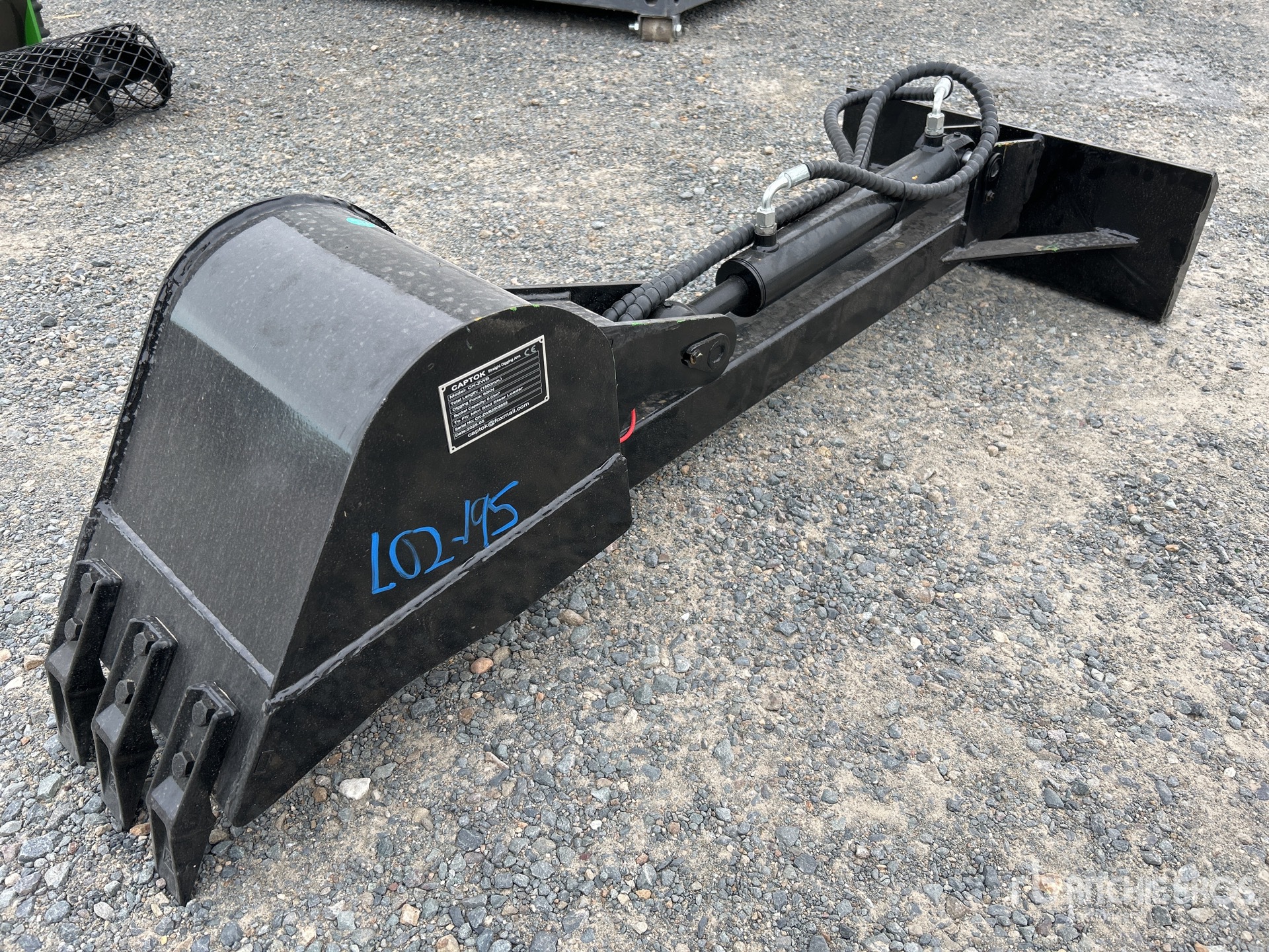 2025 GIYI GY-ZWB 300 mm Mini Skid Steer Backhoe (Unused)