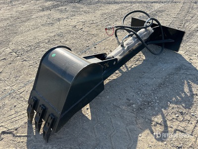 2025 GIYI GY-ZWB 300 mm Mini Skid Steer Backhoe (Unused)