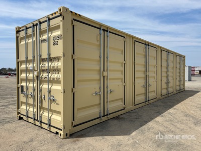 2025 40 ft High Cube Multi-Door Storage Container