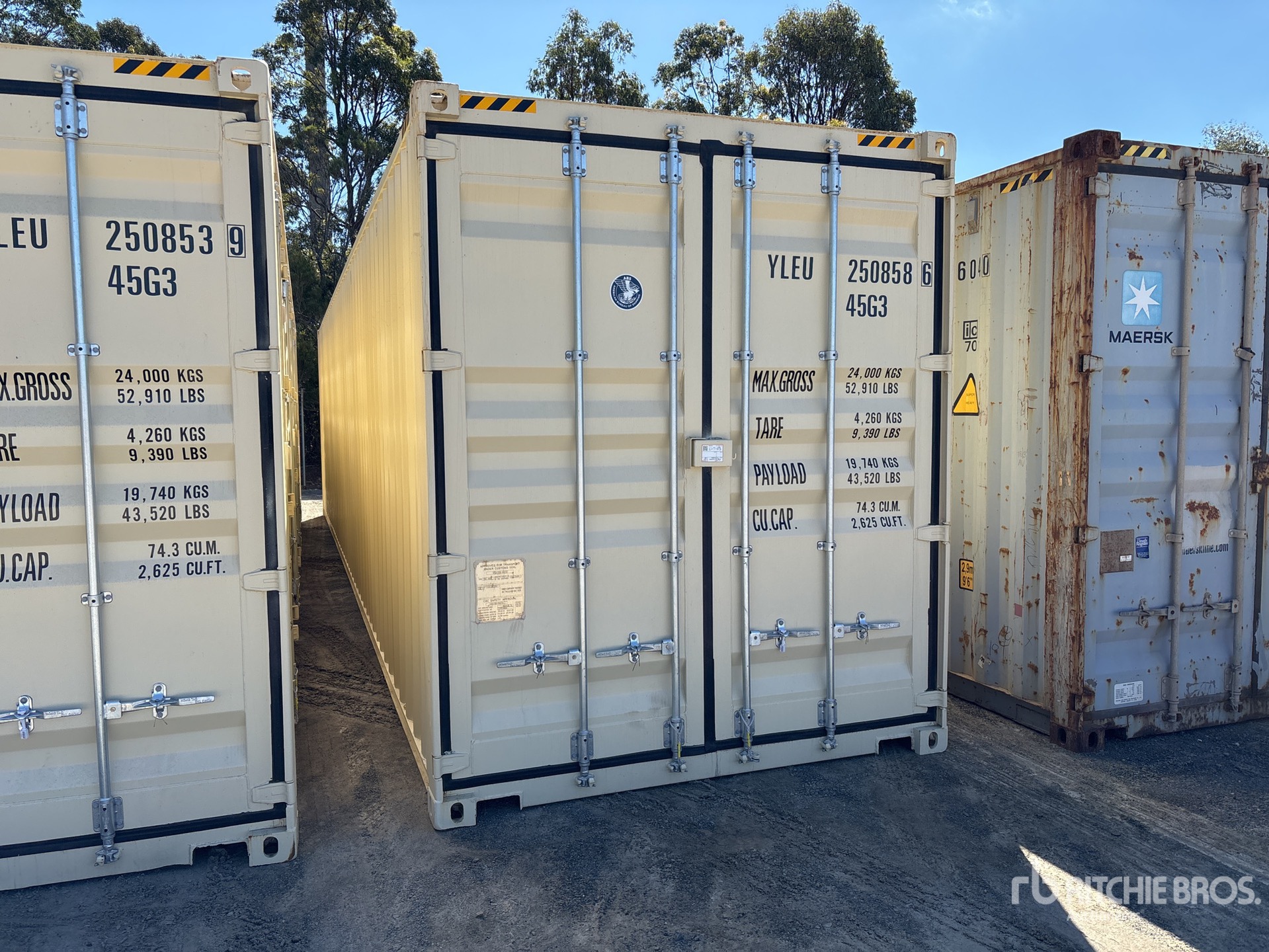 2025 40 Ft One-Way High Cube Storage Container (Unused)