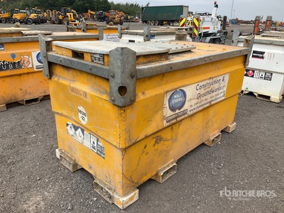 2013 Western 20TCG 2000 L Skid Mounted Steel Diesel Fuel Tank