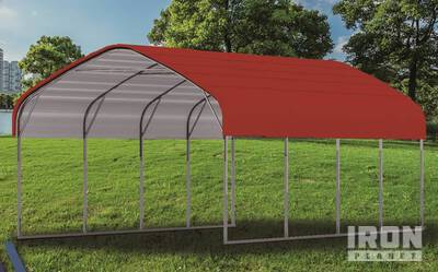Golden Mount Classic Steel Carport (Unused)