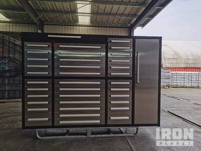 Steelman 7FT-35D Work Bench STAINLESS STEEL WW000212 Tool Cabinet (Unused)