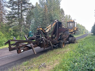 Attrezzatura per lavorazione tronchi