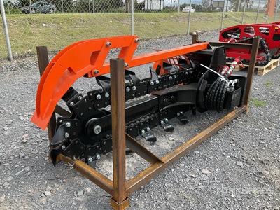 2025 GIYI X39 Mini Zanjadora para Minicargador (Sin Usar) / Skid Steer Trencher (Unused)