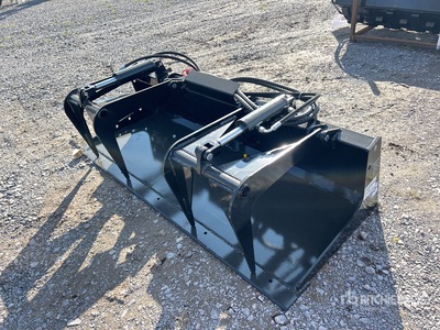 2025 GIYI PG72 72 in Q/C Plato con Grapa para Minicargador (Sin Usar) / Skid Steer Grapple (Unused)