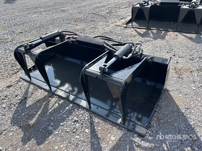 2025 GIYI PG72 72 in Q/C Plato con Grapa para Minicargador (Sin Usar) / Skid Steer Grapple (Unused)