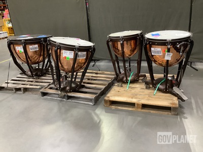 (4) Copper Timpani Drums