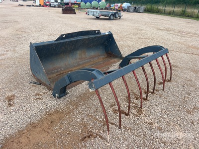 2015 Treemme 2400 mm Godet A Grappin Pala con Garra para Manipulador Telescópico (Inoperable)