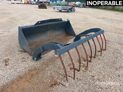 2015 Treemme 2400 mm Godet A Grappin Pala con Garra para Manipulador Telescópico (Inoperable)