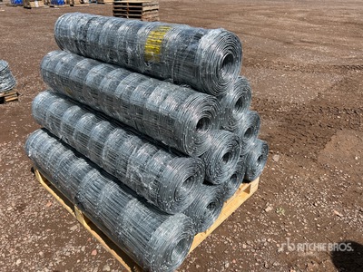 Quantity of (10) Galvanized Farm Vallas (Unused)