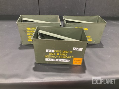 (140) Assorted Ammo Cans