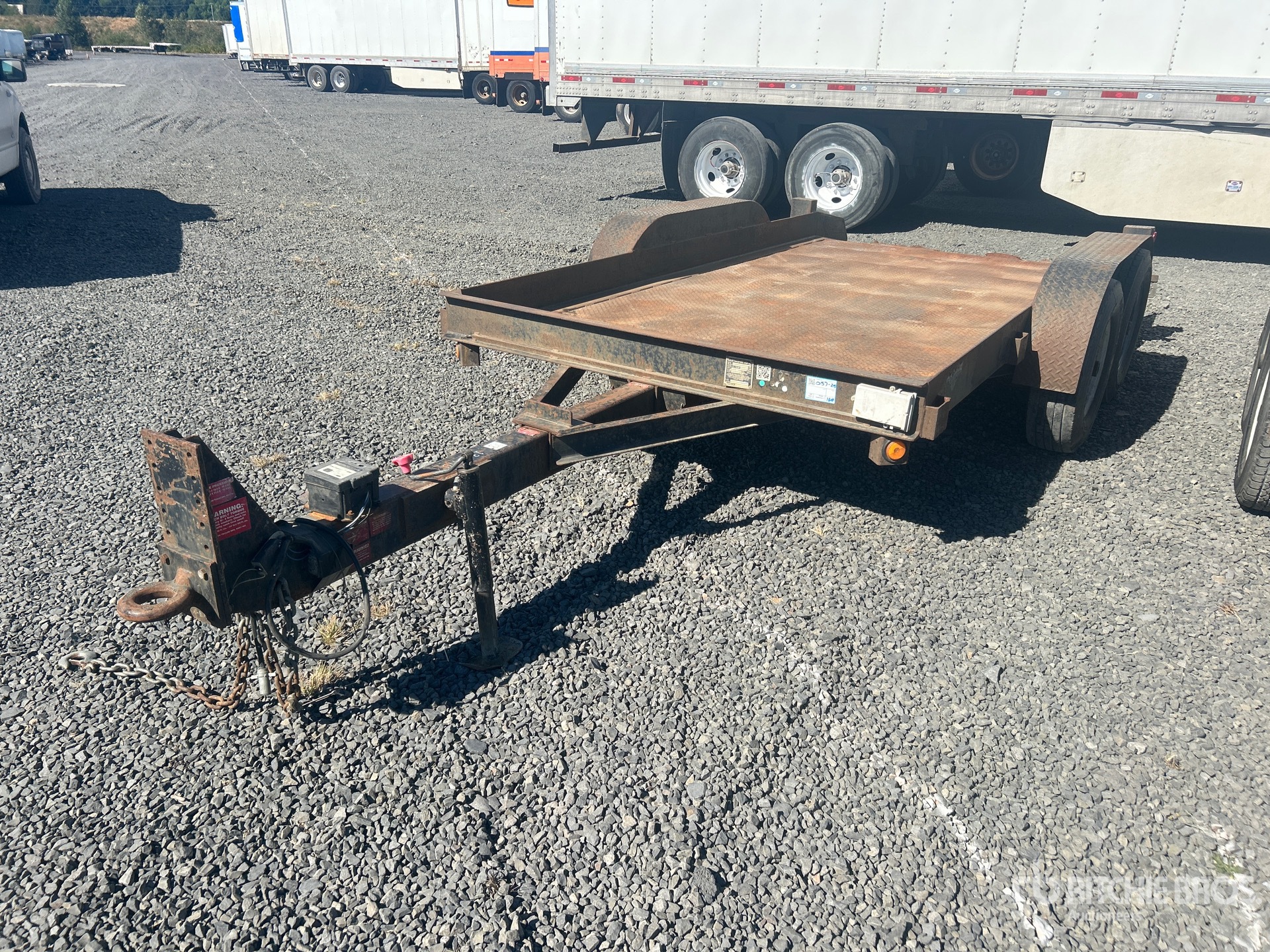 2012 Butler LT1014 14 ft T/A Tilt Deck Trailer