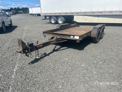 2012 Butler LT1014 14 ft T/A Tilt Deck Trailer