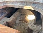 Undercarriage with Left Track Tensioner