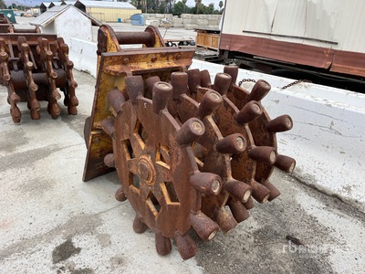 36 in عجلة ضغط الحفارة