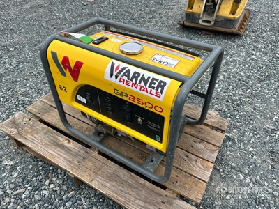 2019 Wacker Neuson GP2500A 2.5 kW Skid-Mounted Generator Set