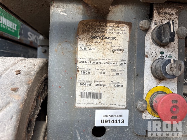 ELEVADOR TIJERA 2016 SKYJACK SJIII3219
