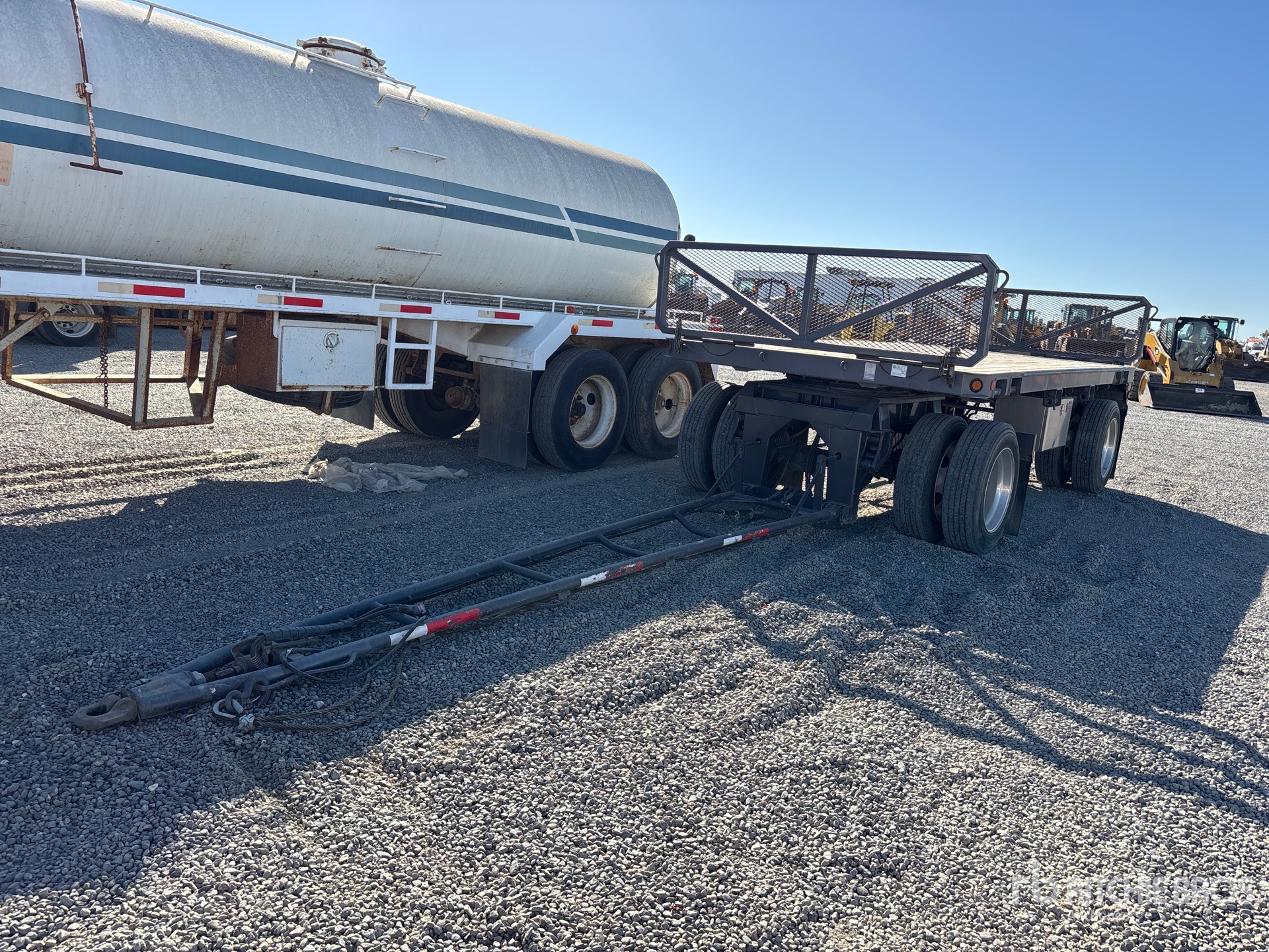 2023 Wesco 16 ft T/A Turntable Spread Axle Flatbed Trailer