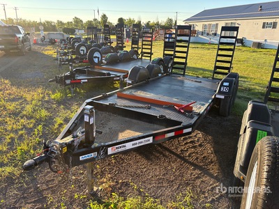 2021 MMDI 614SLTD 14 ft T/A Equipment Trailer