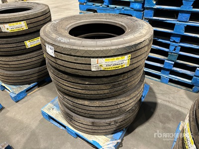 Quantity of (4) JK Tyre Jetway JUX 11R22.5 Tires (Unused)