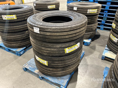 Quantity of (4) JK Tyre Jetway JUX 11R22.5 Tires (Unused)