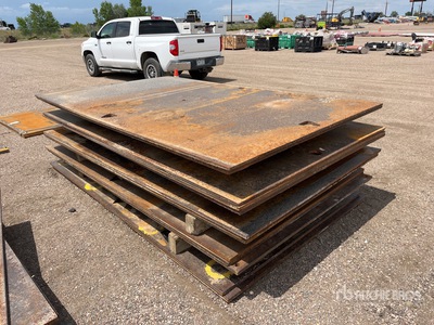 Quantity of (14) 6 ft x 10 ft (1 in Thick) Placas de acero