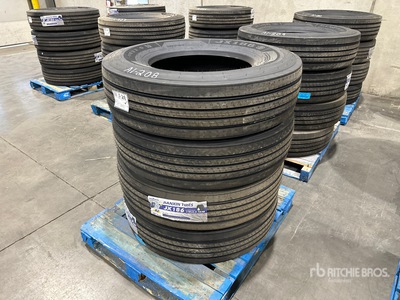Quantity of (4) Jianxin JX186 11R22.5 Tires (Unused)