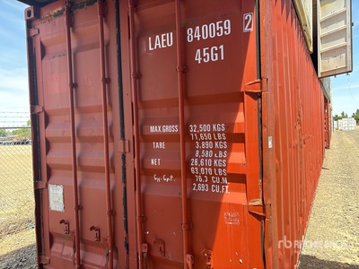 40 ft High Cube Storage Container