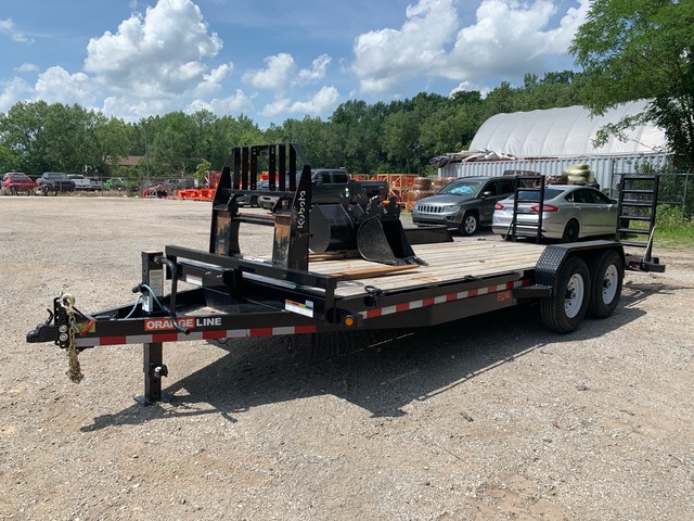 Orange Line EQ14-17+3 20 ft T/A Equipment Trailer