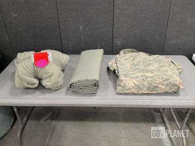 (13) Sleeping Bags, (12) Sleeping Mats, (15) Bivy Covers & Assorted Items