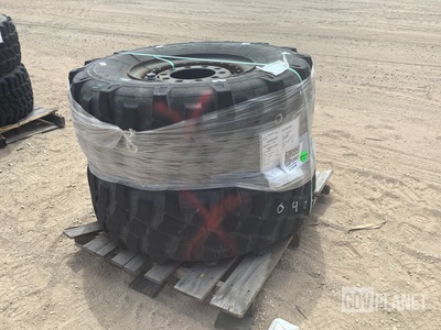 (2) Michelin 395/85R20 Tires w/Wheels
