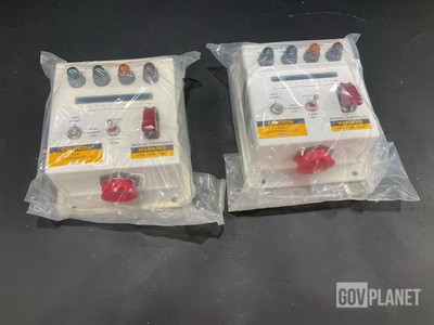 (2) Pacific Scientific 12352253-1 Alarm Control Panels