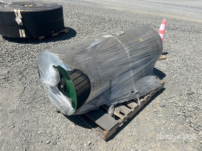 60 in x Heavy Duty Crowned Conveyor Pulley Drum Drive Förderband