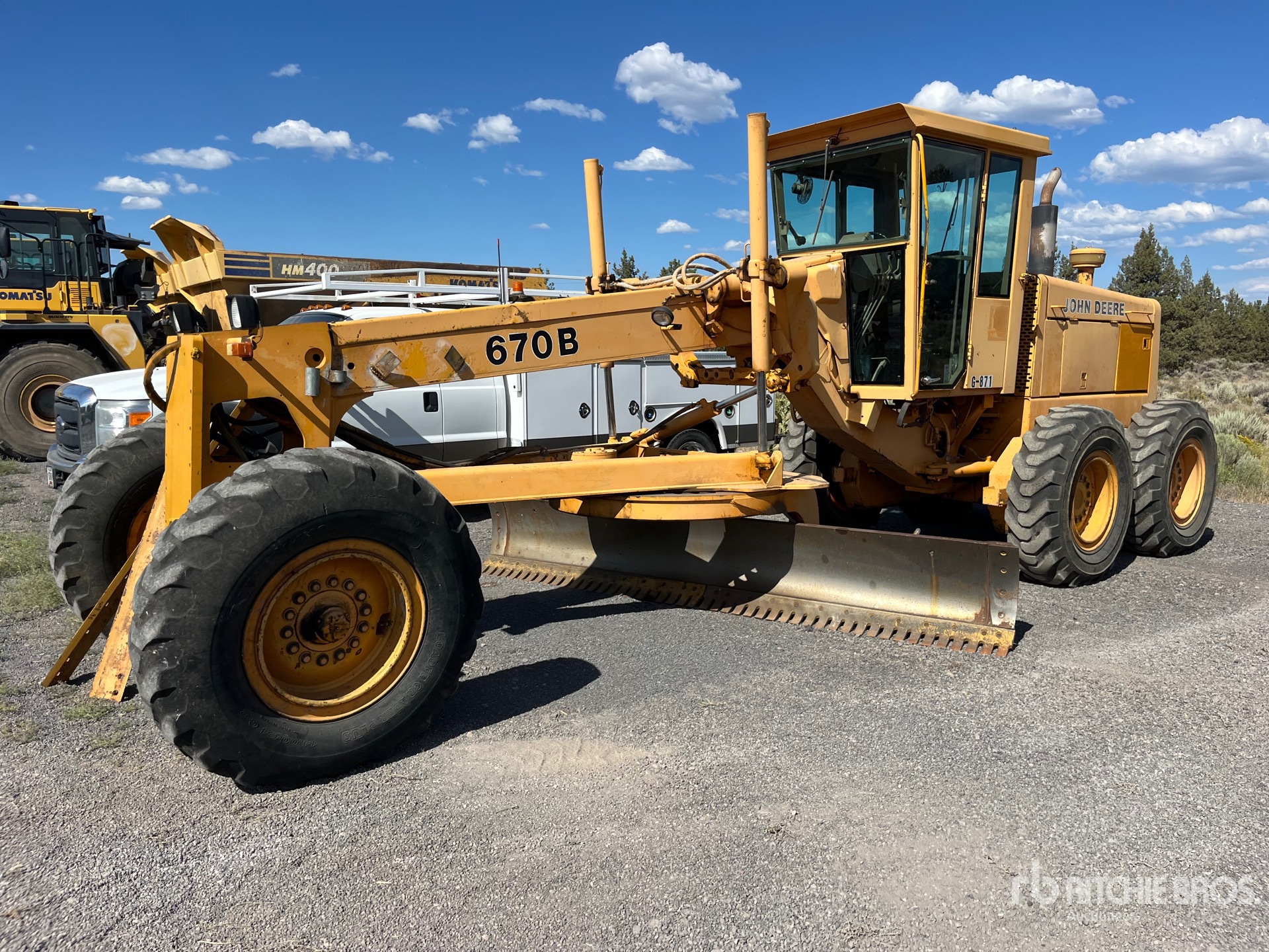 1987 John Deere 670B Motorische Grader