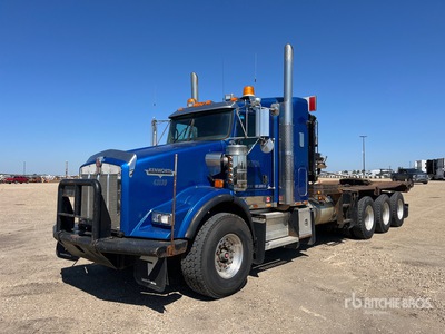 2009 Kenworth T800 Sleeper Autocarro con argano