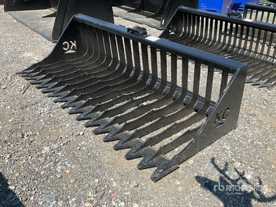 2025 Kit Containers QT-SB-H76-V3 75 in Skid Steer Root Rake