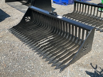 2025 Kit Containers QT-SB-H72-F 71 in Skid Steer Root Rake (Unused)