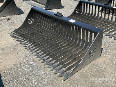2025 Kit Containers QT-SB-H72-F 71 in Skid Steer Root Rake (Unused)