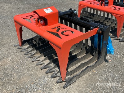 2025 Kit Containers QT-SG 48 in Skid Steer Grapple Bucket (Unused)