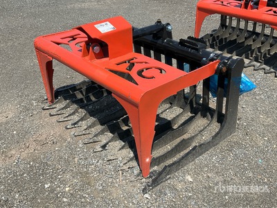 2025 Kit Containers QT-SG 48 in Skid Steer Grapple Bucket (Unused)